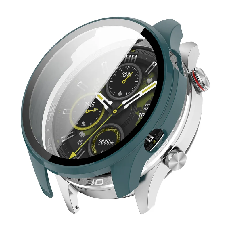 Unglaublich Gut Honor Watch 5 Pro Glas und Silikon Hülle