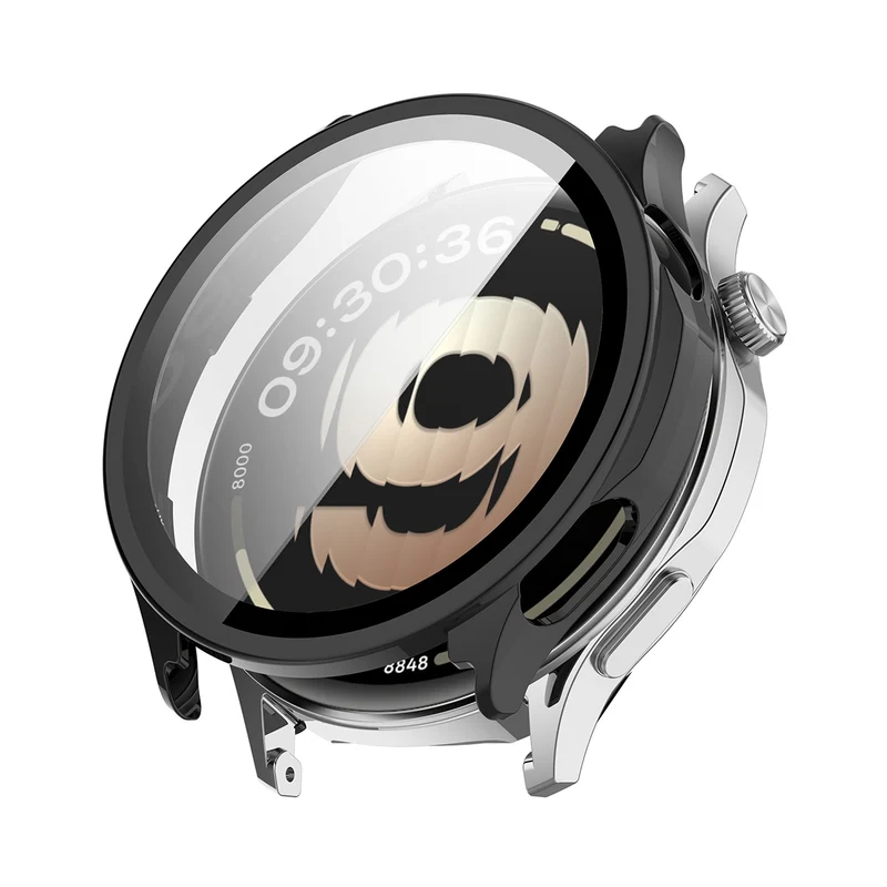 Unglaublich Gut Oppo Watch S Glas und Silikon Hülle