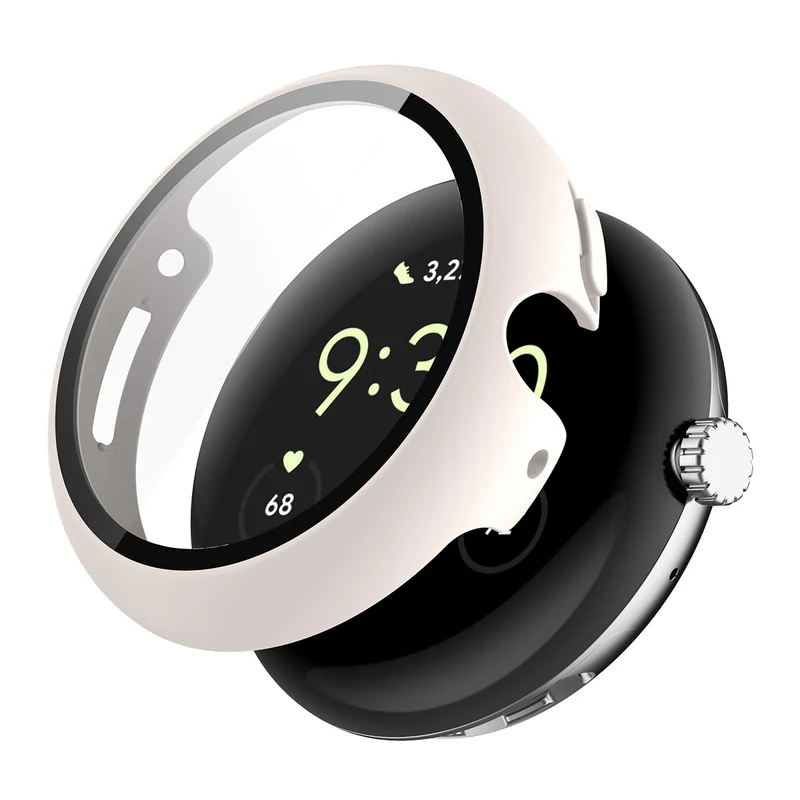 Auffallend Modisch Google Pixel Watch 4 41mm Glas und Silikon Hülle