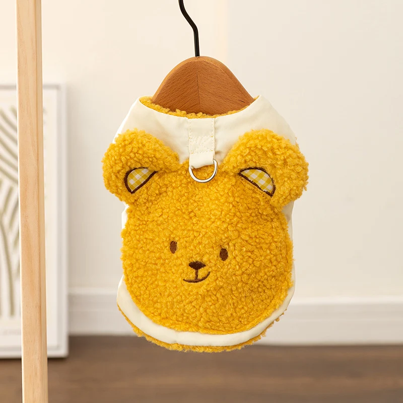 Hundemantel mit Bärenmotiv, Polyester