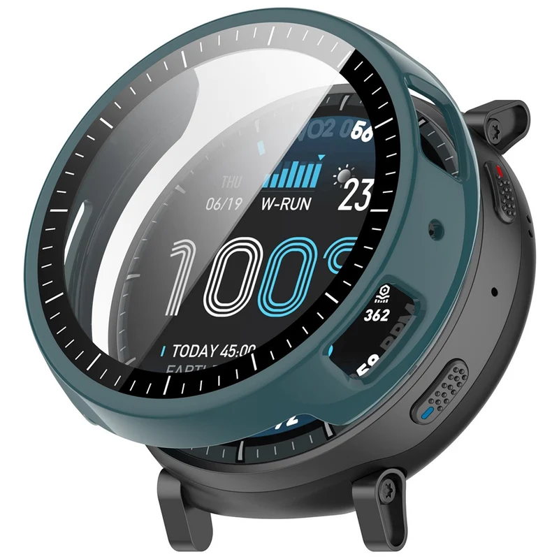 Auffallend Gut Amazfit Active Max Glas und Silikon Hülle