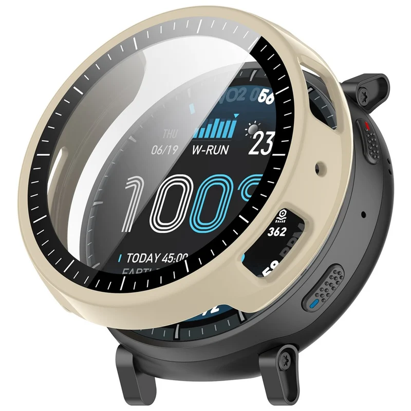 Auffallend Gut Amazfit Active Max Glas und Silikon Hülle