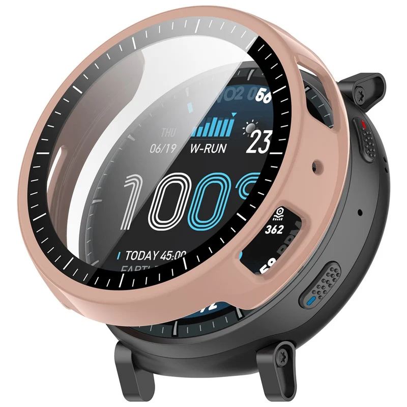 Auffallend Gut Amazfit Active Max Glas und Silikon Hülle