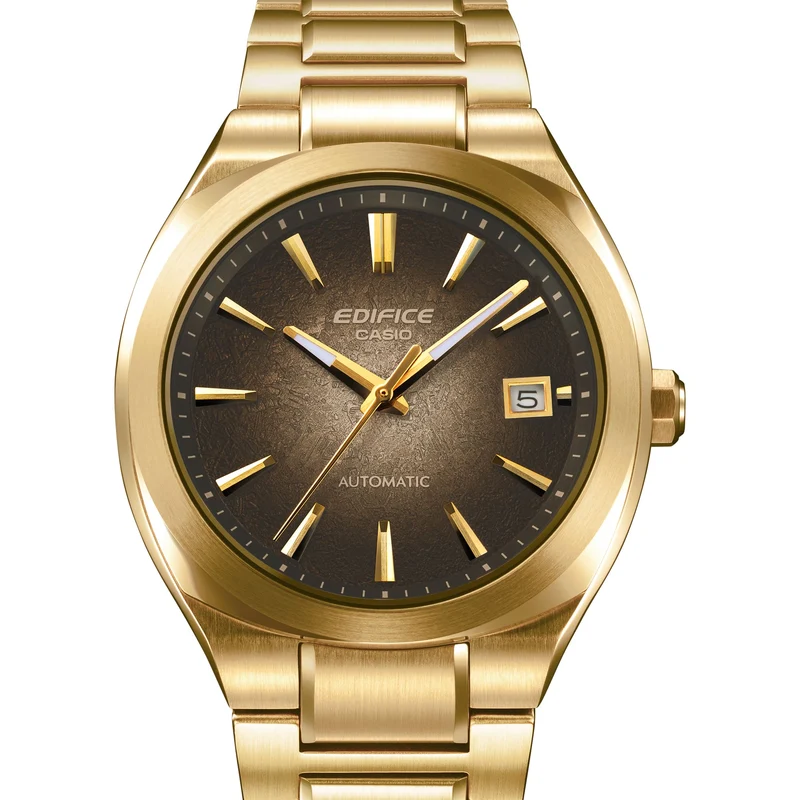 Casio EFK-200DG-5AER Edifice Herren Automatik • Saphirglas • Durchsichtiger Gehäuseboden