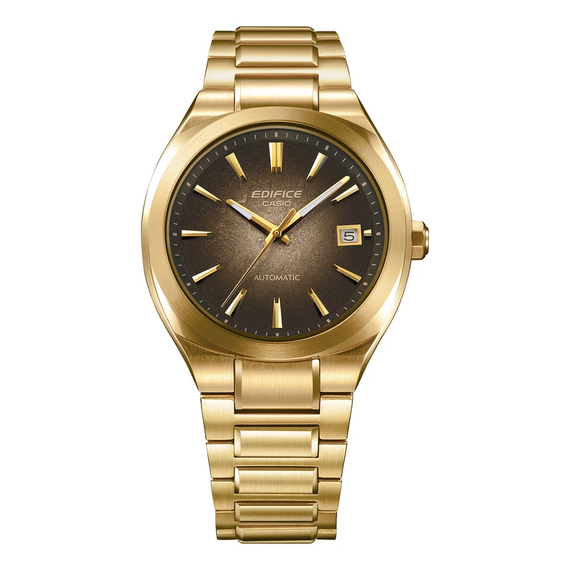 Casio EFK-200DG-5AER Edifice Herren Automatik • Saphirglas • Durchsichtiger Gehäuseboden