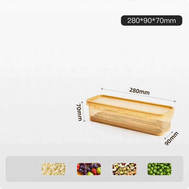 Frischhalteboxen aus Kunststoff, 200–900 ml