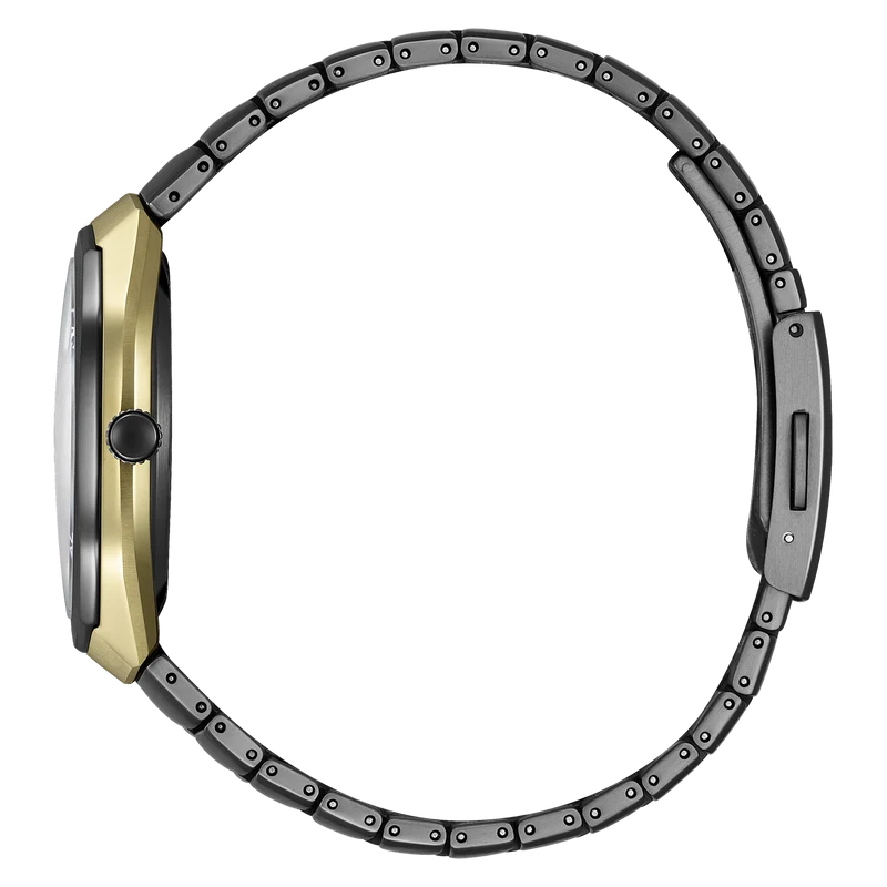 Citizen PHOTON BJ6569-59X Herren Armbanduhr Schwarz-Gold • Limitierte Auflage • Super Titanium