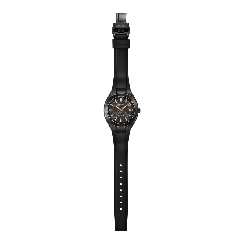 Casio EFK-200XPB-1AER Edifice Herrenuhr Schwarz • Automatikwerk Made in Japan • Forged Carbon Gehäuse