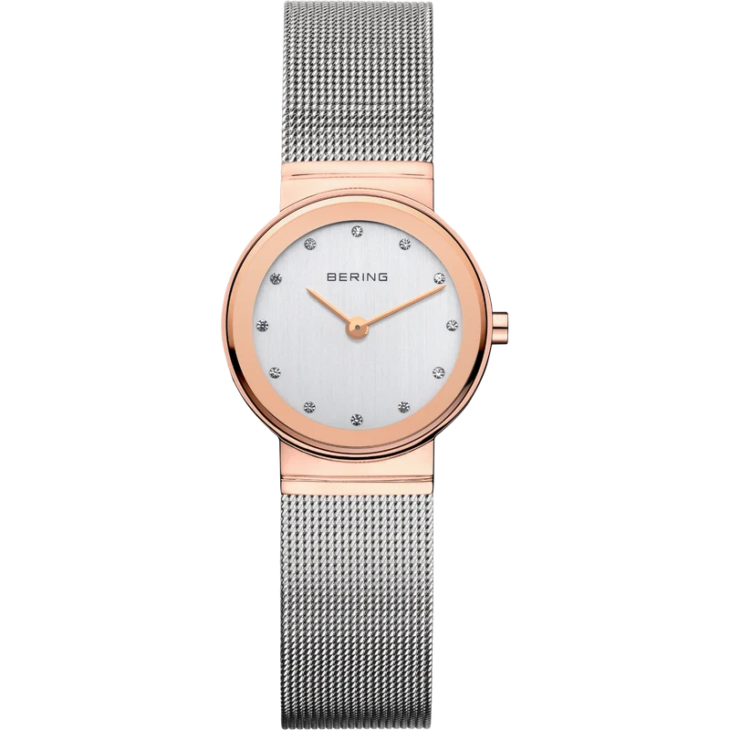 Bering Classic 10126-367 Damenuhr Blau • Saphirglas • Milanaise-Armband