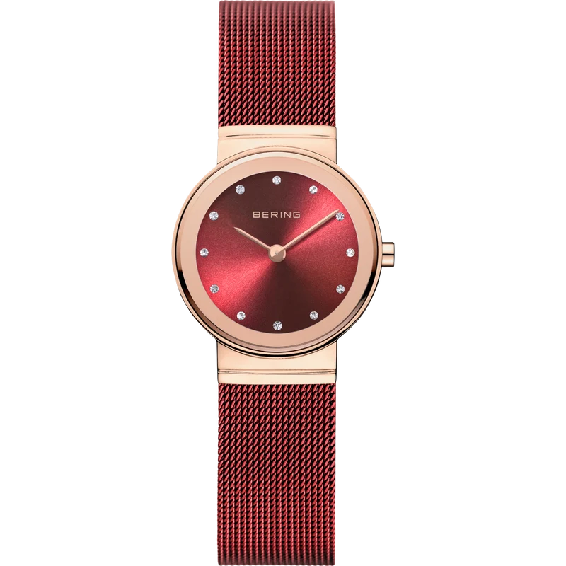 Bering Classic 10126-367 Damenuhr Blau • Saphirglas • Milanaise-Armband