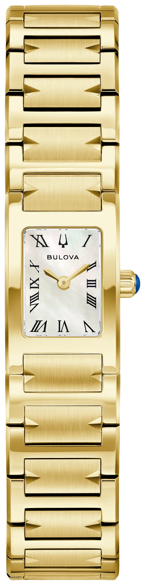 Bulova Marc Anthony Harmony 97L200 Damen Armbanduhr Weiß • Saphirglas • Perlmutt-Zifferblatt