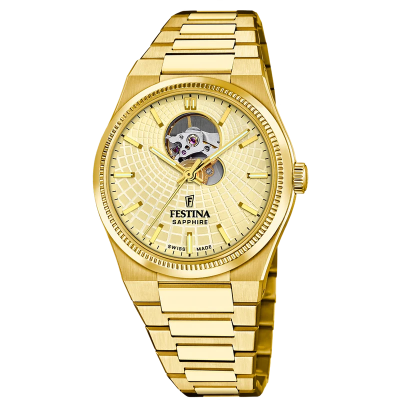 Festina Rivé F20062/2 Herren • Automatikwerk Swiss Made • Saphirglas