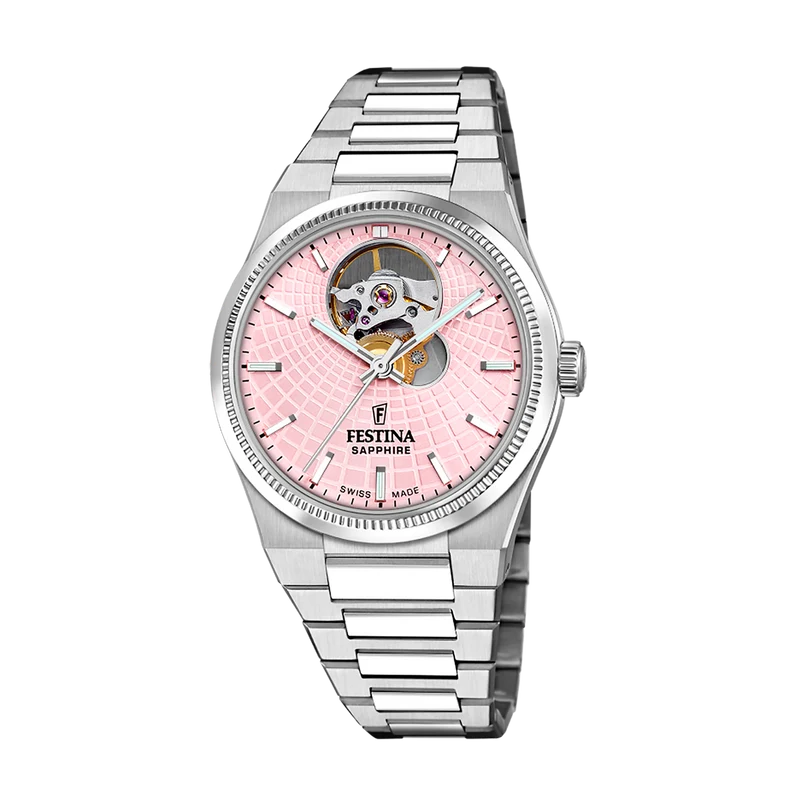 Festina Rivé F20054/2 Damen Armbanduhr • Automatikwerk Soprod P024 • Saphirglas