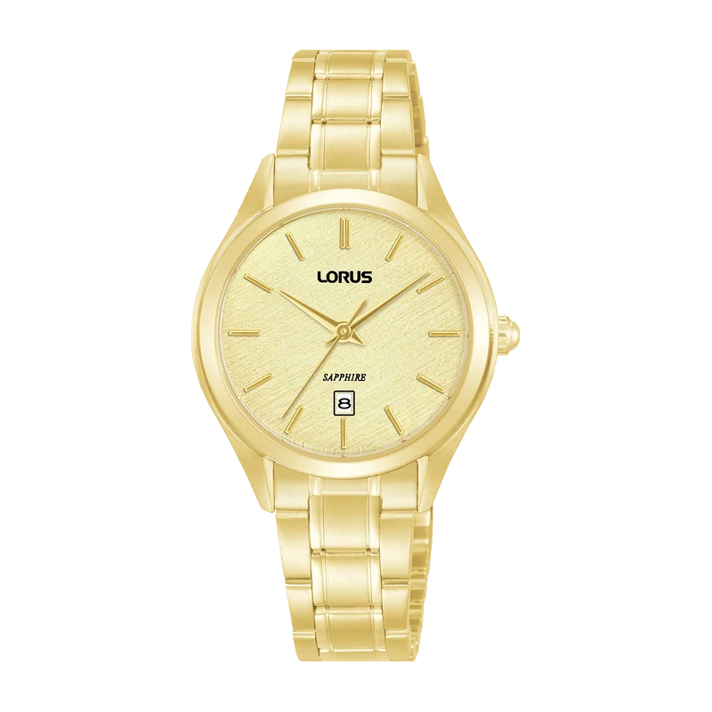 Lorus Classic RJ294BX9 Damen Armbanduhr • Saphirglas • Datumsanzeige