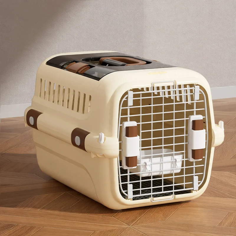 Transportbox für Haustiere, PP, mit Fenster