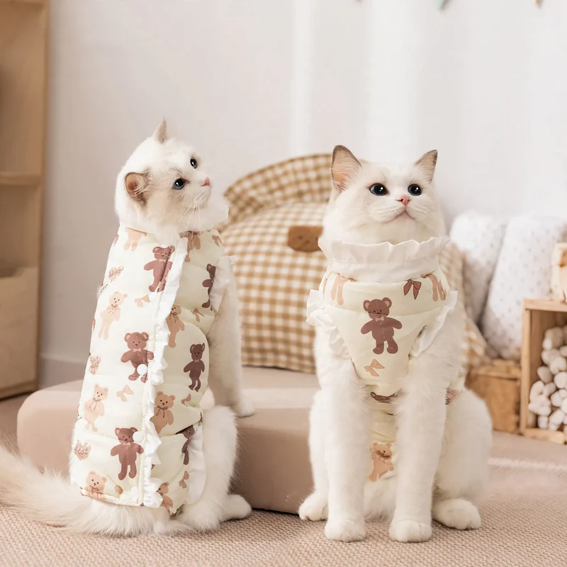 Bauchschutz-Pullover für Katzen und kleine Hunde