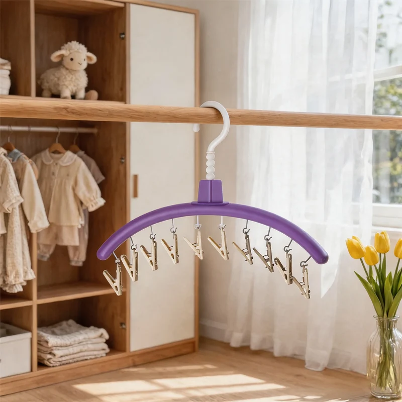 Wäscheständer mit Klammern, Kürbis-Design
