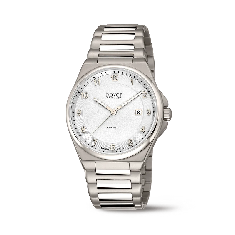 Boccia Royce 3676-03 Herren Armbanduhr • Automatikwerk mit Saphirglas • Reintitan mit Glasboden
