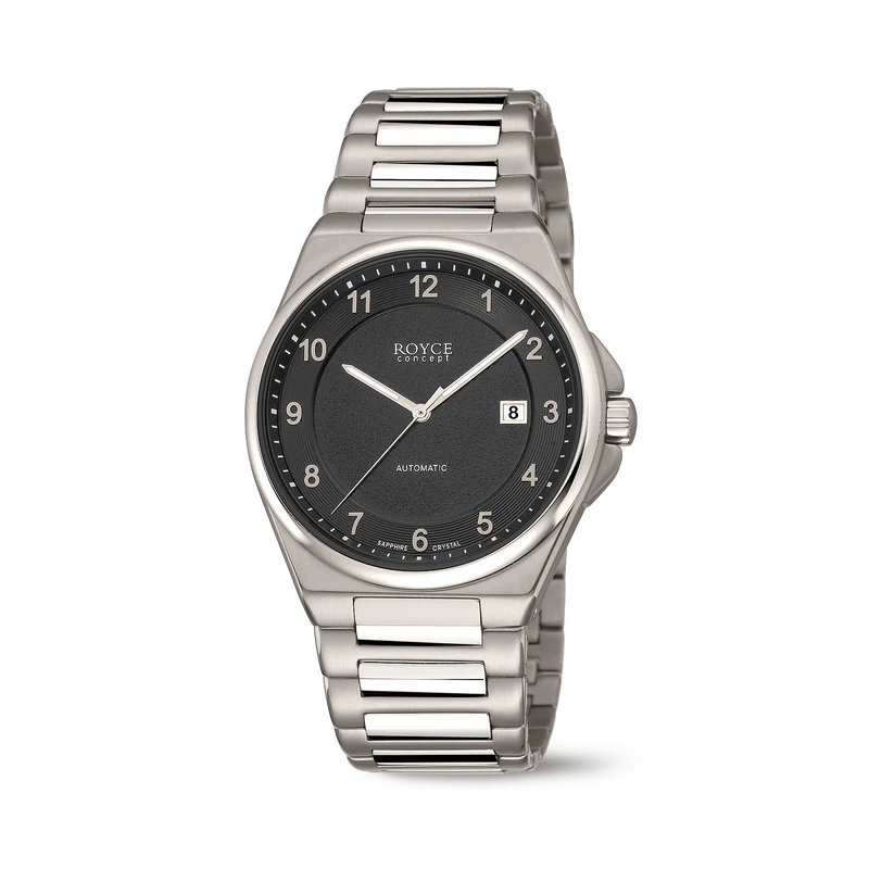 Boccia Royce 3676-03 Herren Armbanduhr • Automatikwerk mit Saphirglas • Reintitan mit Glasboden
