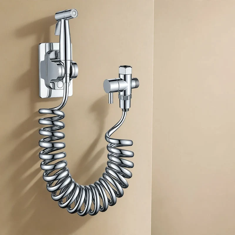 Toiletten-Sprühset aus Messing mit Schlauch