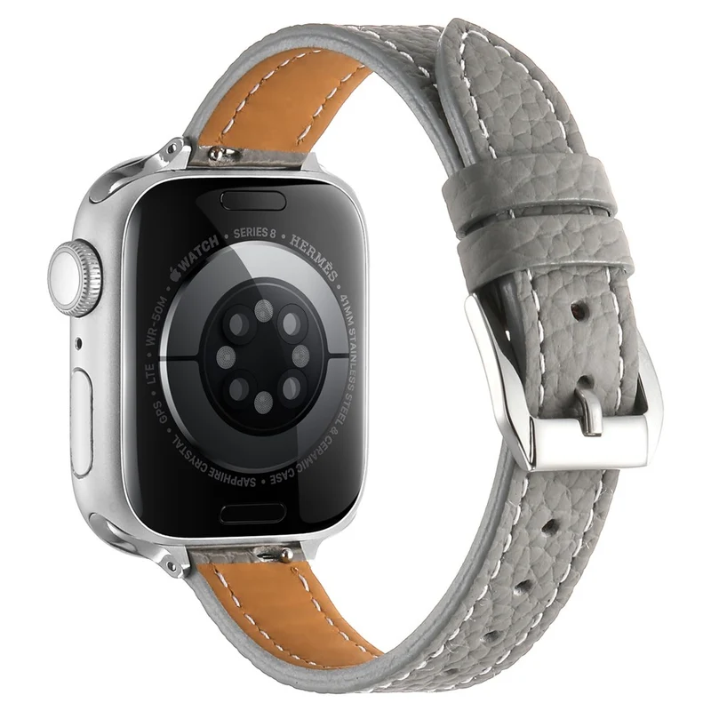 Unglaublich Widerstandsfähig Apple Smartwatch Echtes Leder Universell Armband