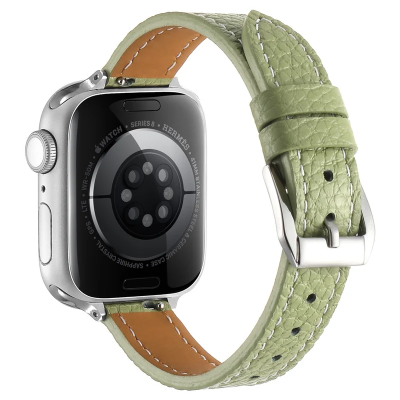Unglaublich Widerstandsfähig Apple Smartwatch Echtes Leder Universell Armband