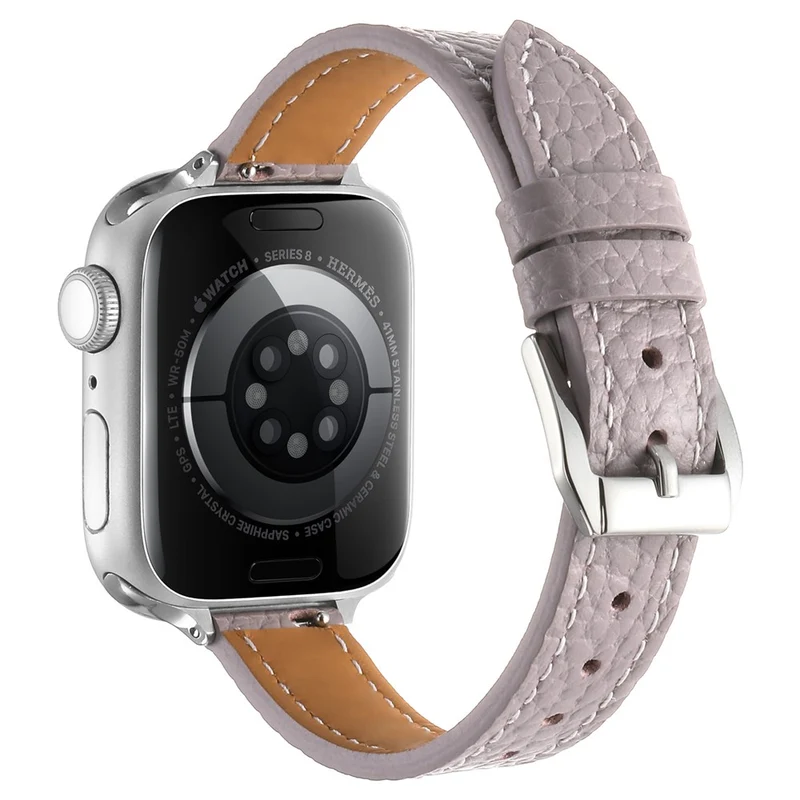 Unglaublich Widerstandsfähig Apple Smartwatch Echtes Leder Universell Armband