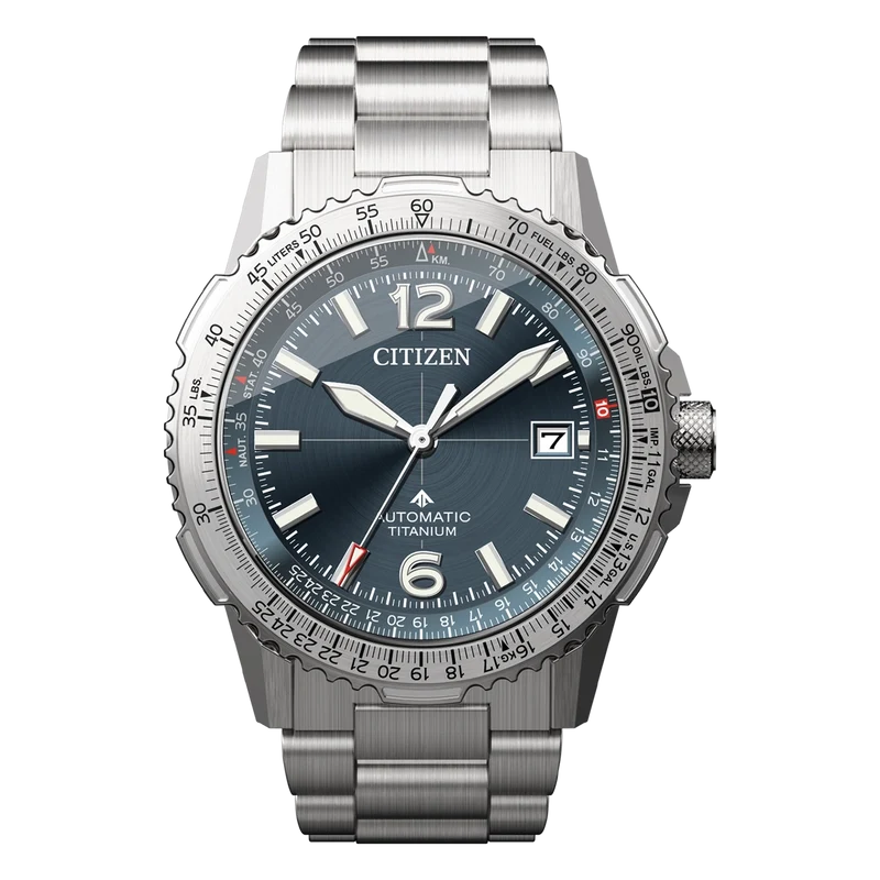 Citizen Promaster Sky Navihawk NK0040-58L Herren Armbanduhr Blau • Automatikwerk • Super Titan