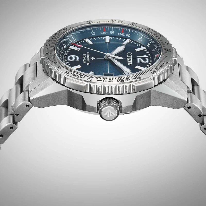 Citizen Promaster Sky Navihawk NK0040-58L Herren Armbanduhr Blau • Automatikwerk • Super Titan