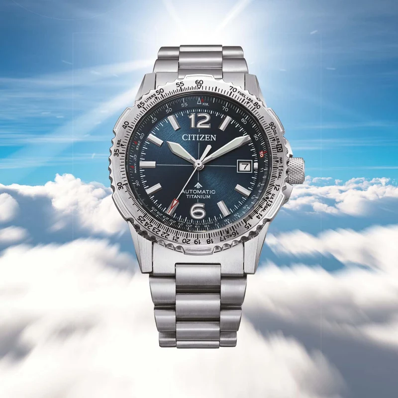 Citizen Promaster Sky Navihawk NK0040-58L Herren Armbanduhr Blau • Automatikwerk • Super Titan