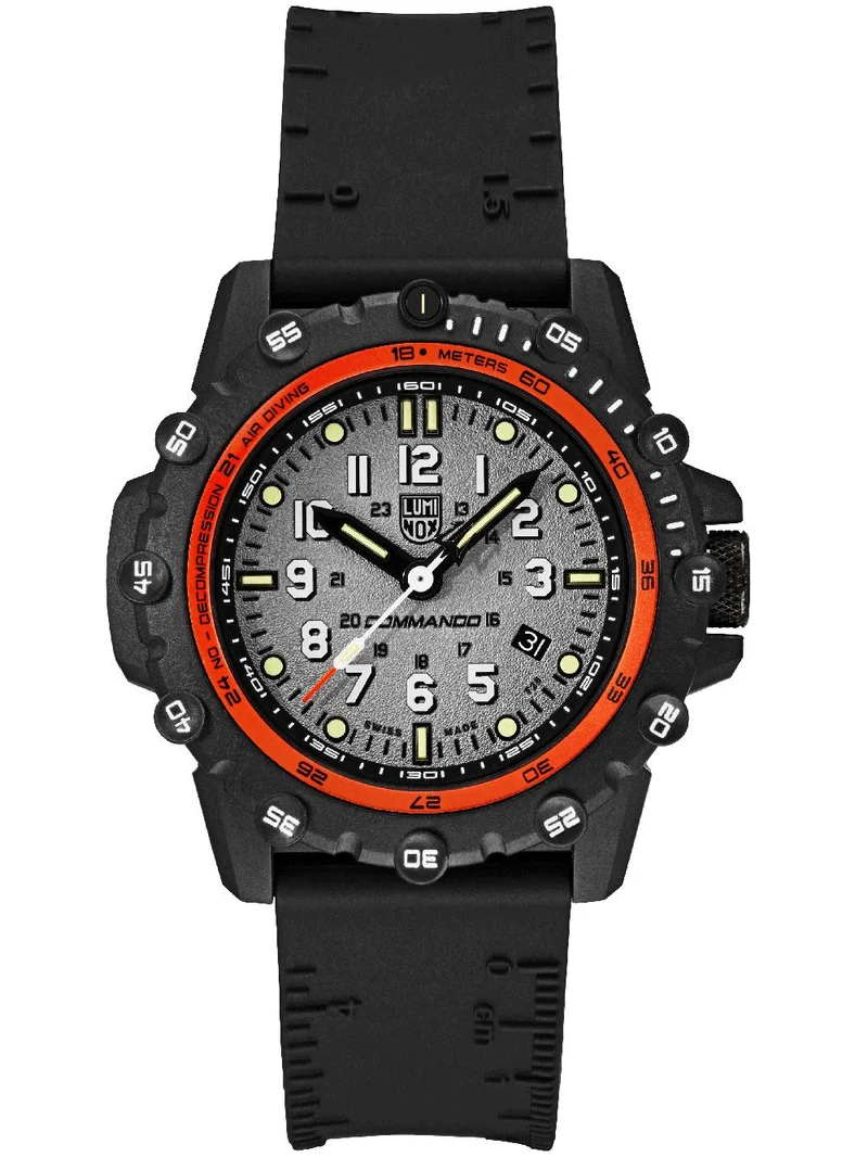 Luminox Commando Frogman XS.3301 Herrenuhr Grau • Carbongehäuse • 20 ATM Wasserdicht