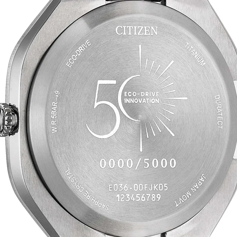 Citizen PHOTON BJ6560-53W Herren Armbanduhr Blau • Super Titanium™ • Limited Edition 5000 Stück