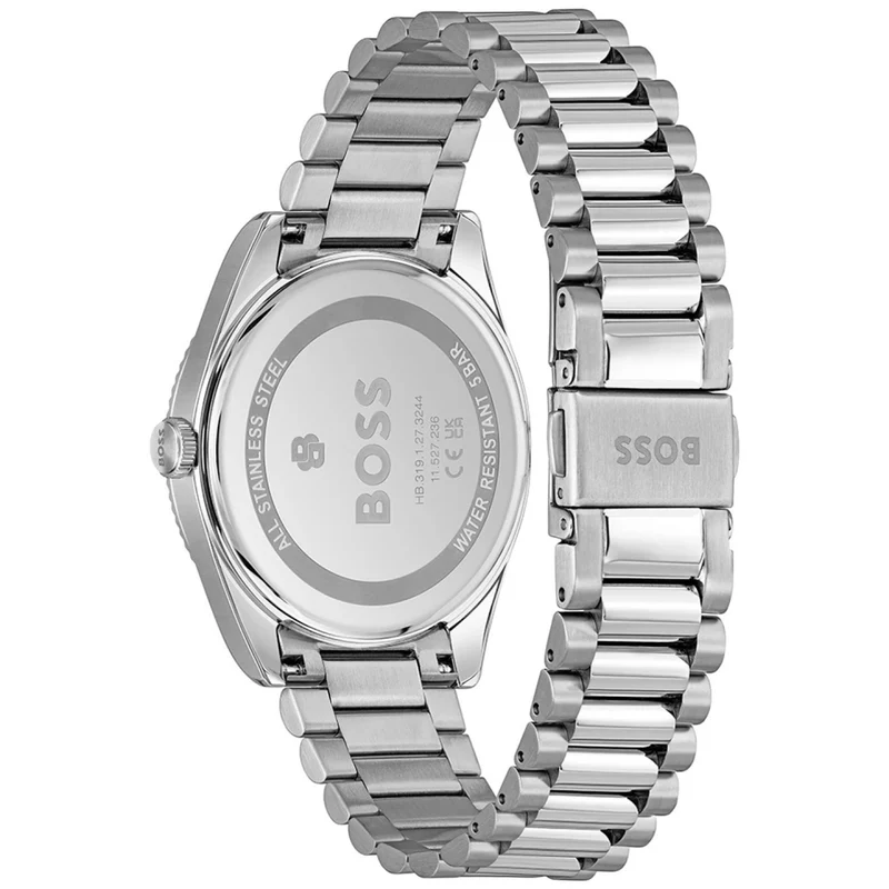 BOSS Cheswick 1514309 Herrenuhr • Blaues Sunray-Zifferblatt • Edelstahlgehäuse