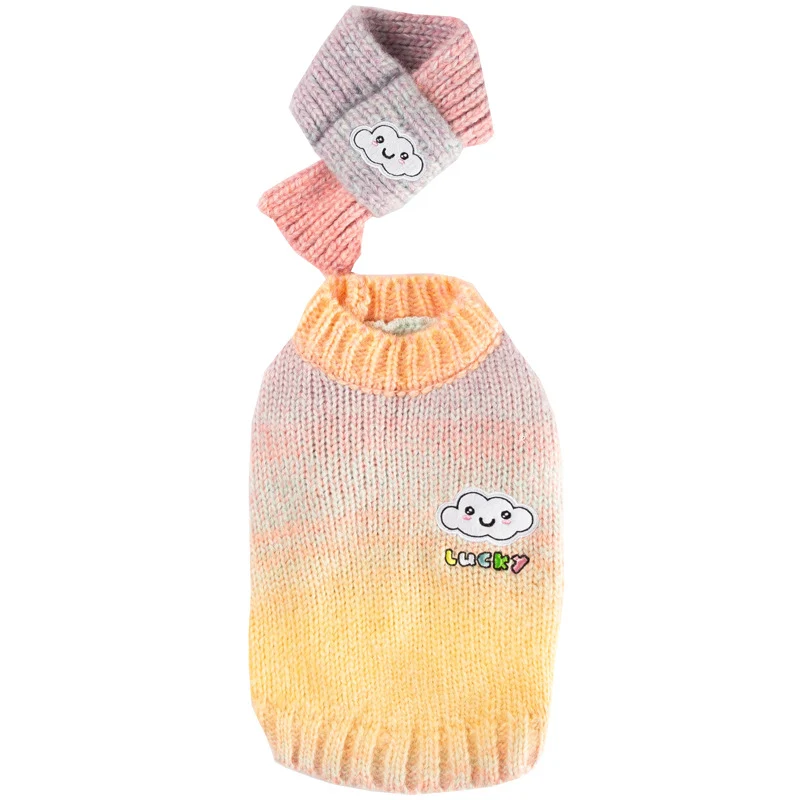 Regenbogen-Pullover für Hunde, vier Jahreszeiten