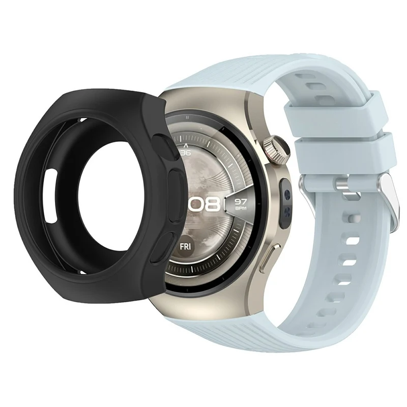 Bemerkenswert Elegant Huawei Watch 5 46mm Silikon Armband