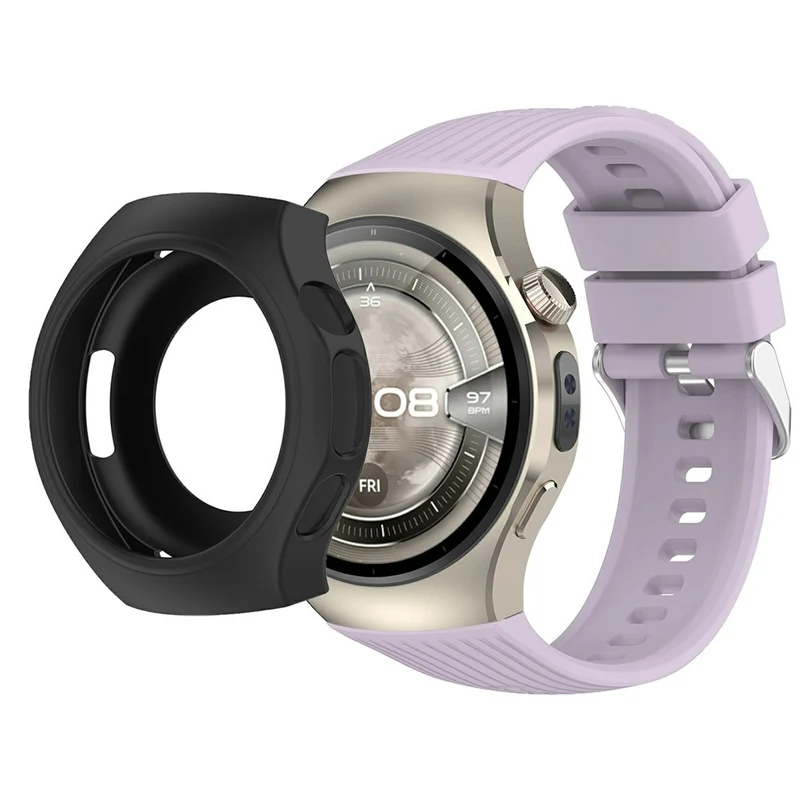Bemerkenswert Elegant Huawei Watch 5 46mm Silikon Armband