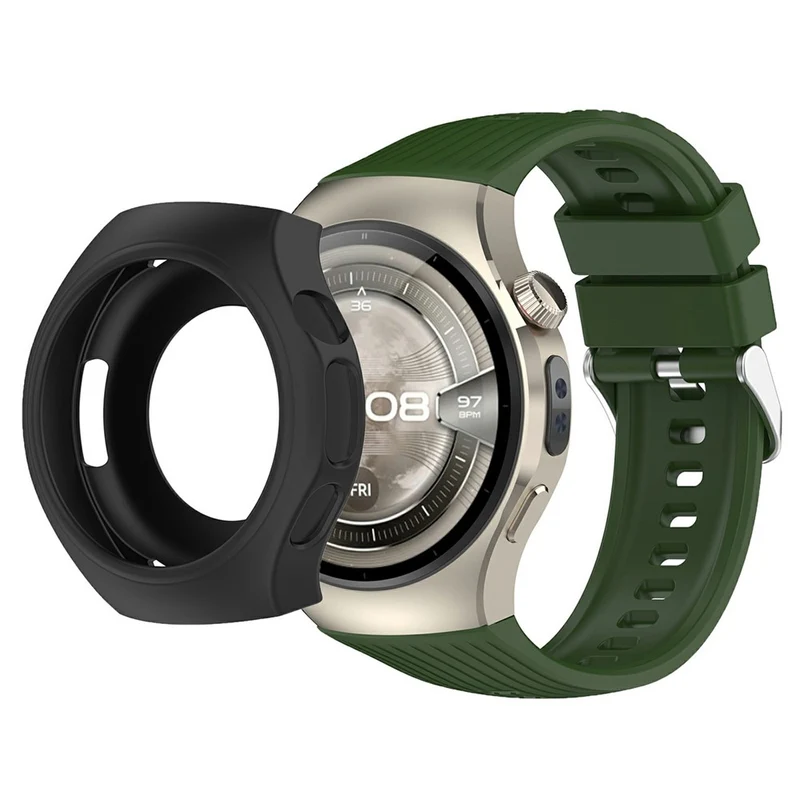 Bemerkenswert Elegant Huawei Watch 5 46mm Silikon Armband