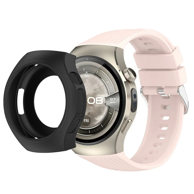 Bemerkenswert Elegant Huawei Watch 5 46mm Silikon Armband