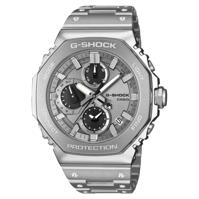 Casio G-Shock GMC-B2100ADS-1AER Herrenuhr Silber/Schwarz • Tough Solar • Bluetooth Smartphone-Link