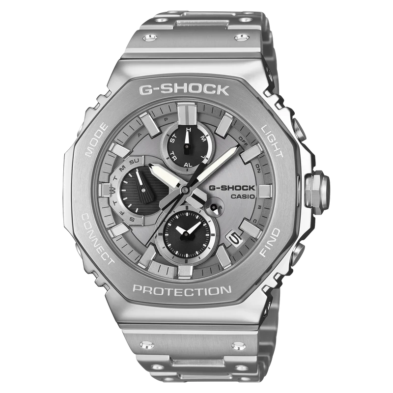 Casio G-Shock GMC-B2100ADS-1AER Herrenuhr Silber/Schwarz • Tough Solar • Bluetooth Smartphone-Link