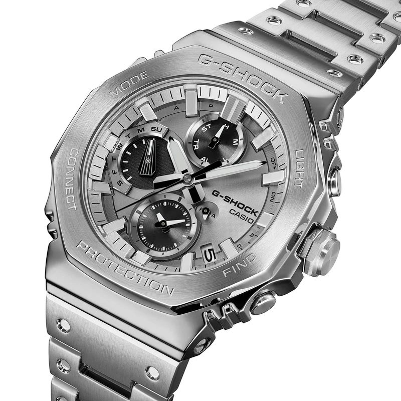Casio G-Shock GMC-B2100ADS-1AER Herrenuhr Silber/Schwarz • Tough Solar • Bluetooth Smartphone-Link