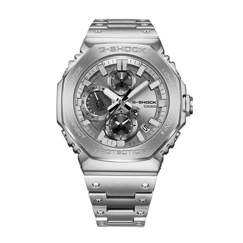 Casio G-Shock GMC-B2100ADS-1AER Herrenuhr Silber/Schwarz • Tough Solar • Bluetooth Smartphone-Link