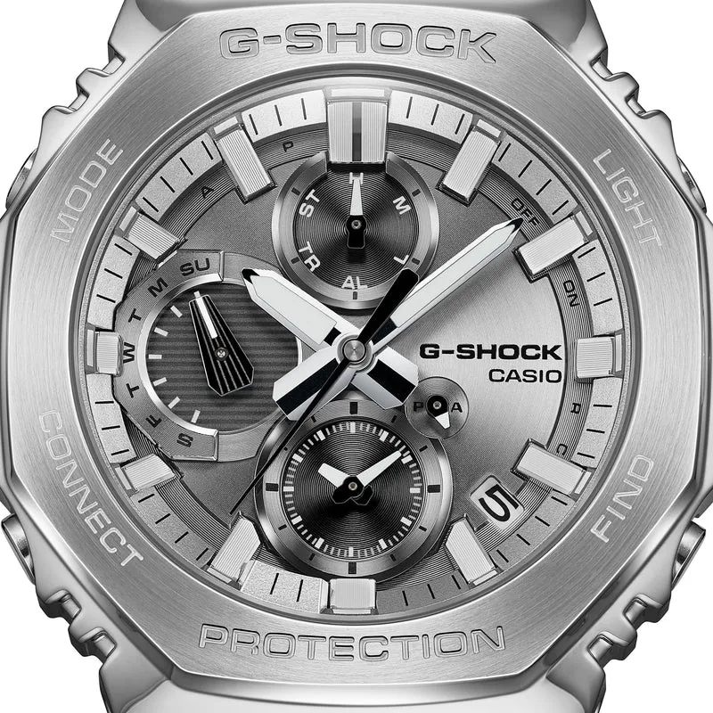 Casio G-Shock GMC-B2100ADS-1AER Herrenuhr Silber/Schwarz • Tough Solar • Bluetooth Smartphone-Link