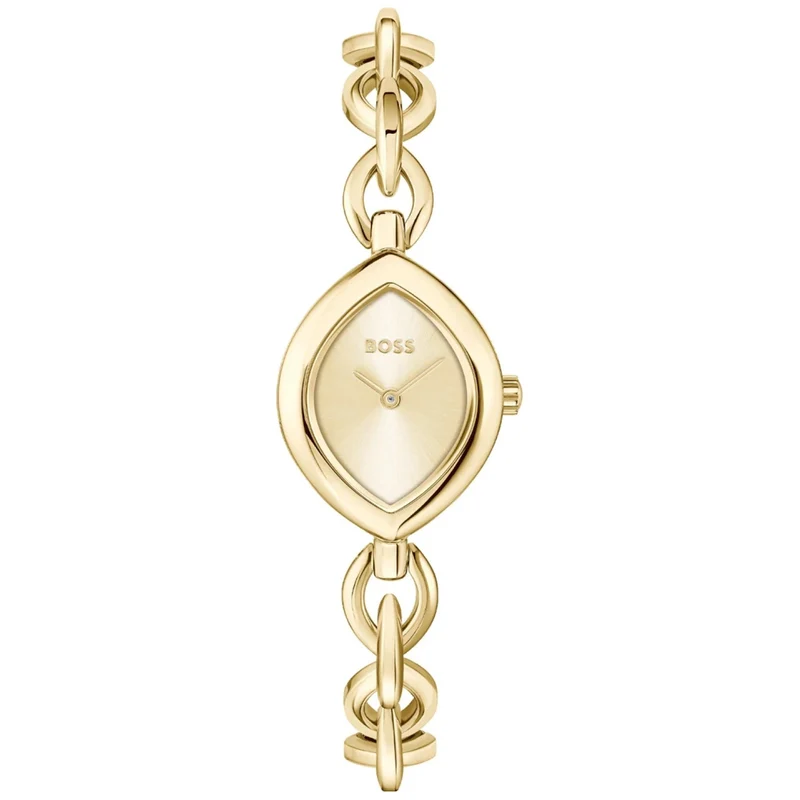 BOSS Fiora 1502839 Damen Armbanduhr Gold • Quarzwerk • Minimalistisches Design