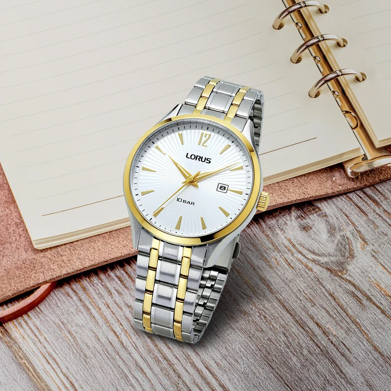Lorus Classic RH992RX9 Herren Armbanduhr • Mineralglas • Edelstahlgehäuse