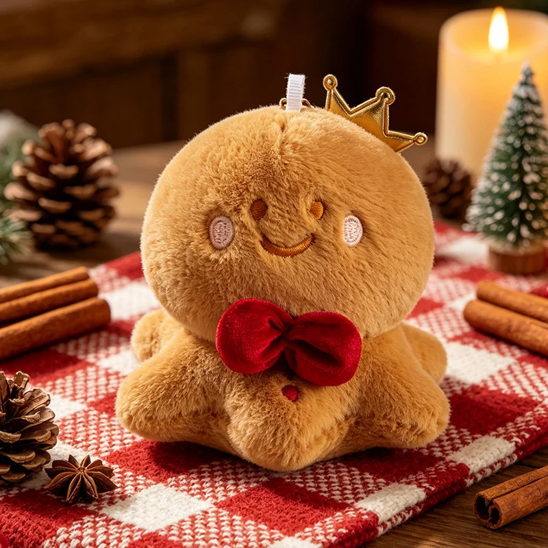 Plüschtier Weihnachtsfigur, 13 cm, Polyester