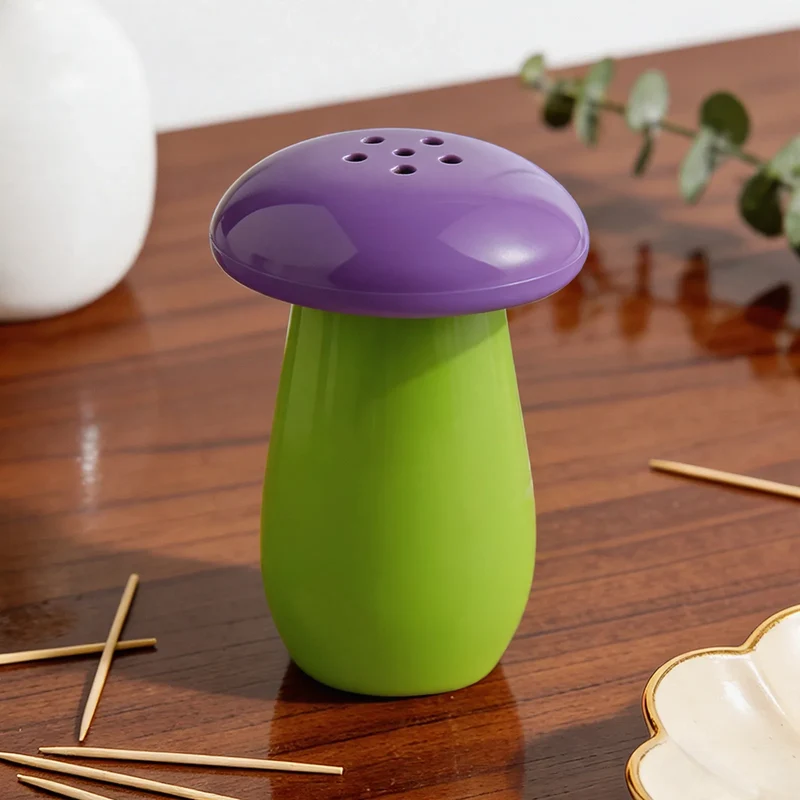 Pilz-Zahnstocher-Behälter, Makronen-Design