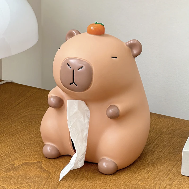 Papiertuchbox, Capybara-Design, Kunststoff
