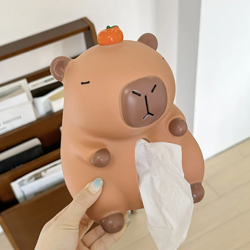 Papiertuchbox, Capybara-Design, Kunststoff