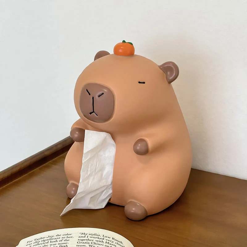 Papiertuchbox, Capybara-Design, Kunststoff